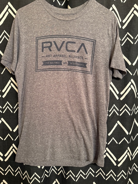 RVCA Other - RVCA Men’s Heathered Gray Short Sleeve Logo Tee